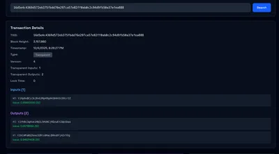 Zcash Analystics screenshot 5