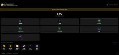 Zephyr Wallet screenshot 1